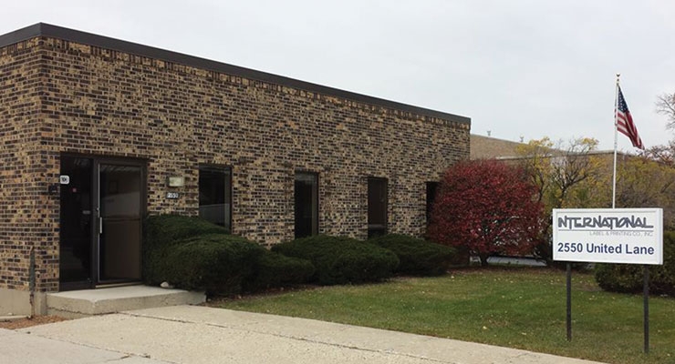 The International Label & Printing facility in Elk Grove, IL.