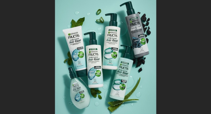 The Garnier Fructis Pure Clean Hair Reset collection is a complete regimen for different hair and scalp types.