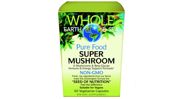 Whole Earth & Sea Pure Food Super Mushroom Features Wellmune