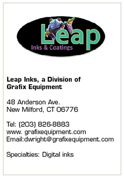 Grafix Equipment Utilizes its Equipment Expertise with Leap Inks
