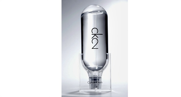 New Ck2 Unisex Fragrance In An Upside Down Bottle | Beauty Packaging