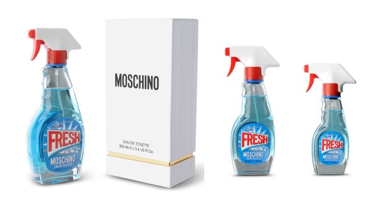 moschino perfume cleaning bottle