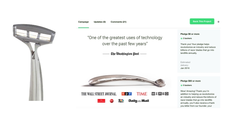 Most Expensive Razor Ever Cuts $100k Price Tag, Now $199 on Kickstarter
