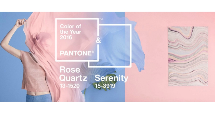 Why Pantone Chose Rose Quartz & Serenity As Its 2016 Colors of the Year