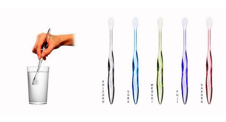 A Japanese Toothbrush Designed to Conserve Water