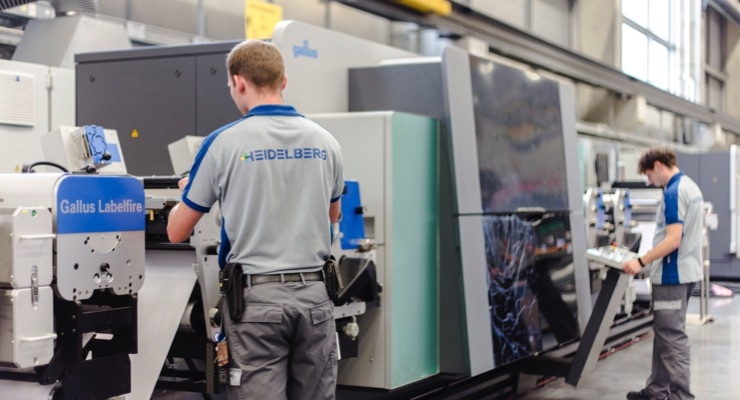Heidelberg reports strong interest and growth for Gallus Labelfire 340
