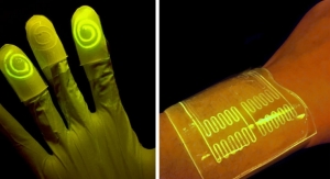 Cell-Infused Gloves and Bandages Glow in Presence of Disease