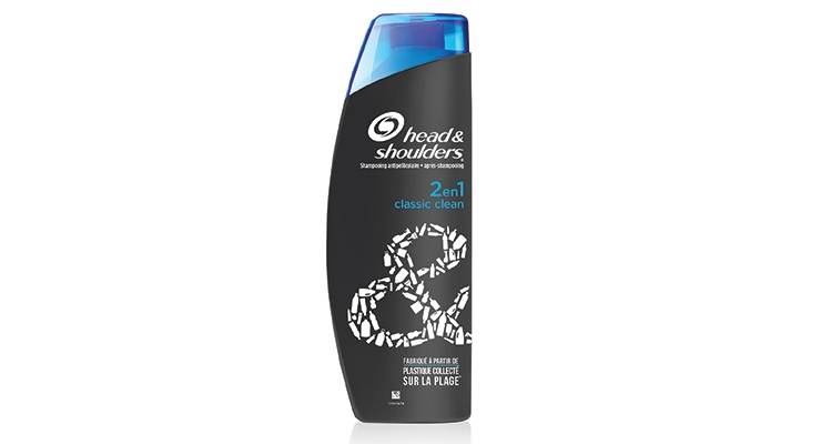Head & Shoulders Launches in Unique Recyclable Shampoo Bottle