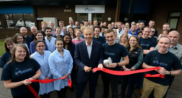 Tony Blair Opens New High Volume Breath Biopsy Lab