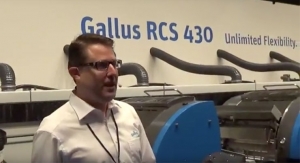 Gallus showcases RCS 430 at Labelexpo