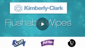 Kimberly-Clark Flushable Wipes