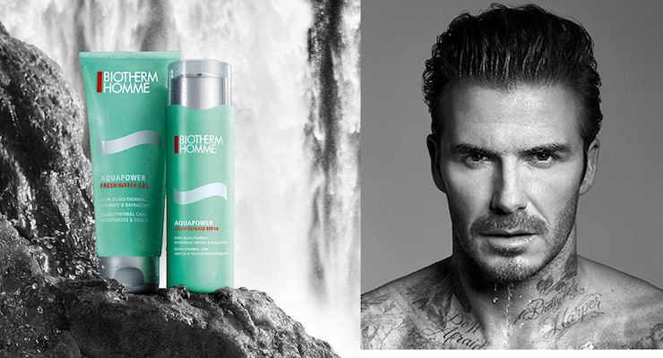 David Beckham Celebrates Biotherm Homme Aquapower in Madrid