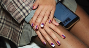 NYFW Nails Are Sporty & Striped