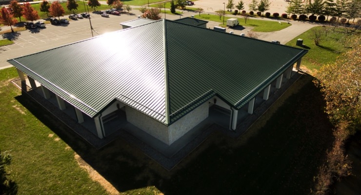 The Grand Hall at Westlake Gardens Catches Eyes with New Valspar Coated Metal Roof