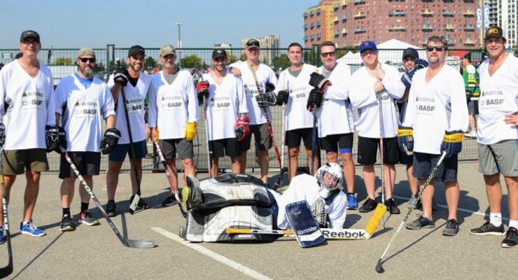 Magna, BASF Team Up to Fight Cancer in Road Hockey Fundraiser