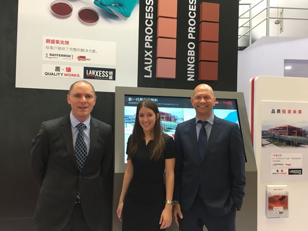 Lanxess Showcases Iron Oxide Pigments at CHINACOAT