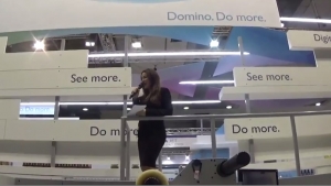 Domino presents N610i hybrid press at Labelexpo Europe