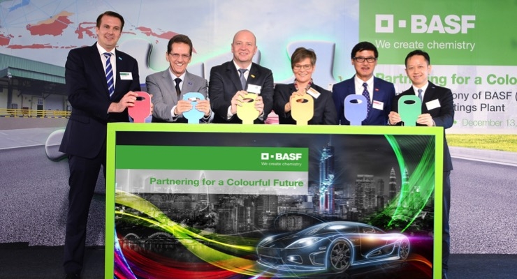 BASF Opens its First Automotive Coatings Production Plant in Thailand