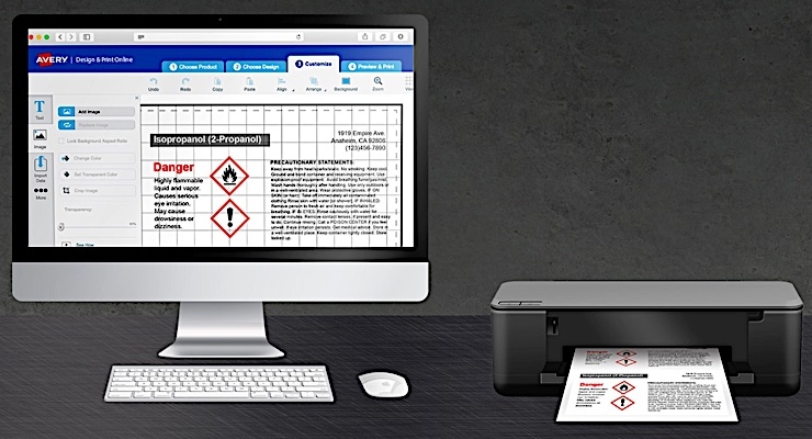 Avery Products and SiteHawk partner for GHS labels