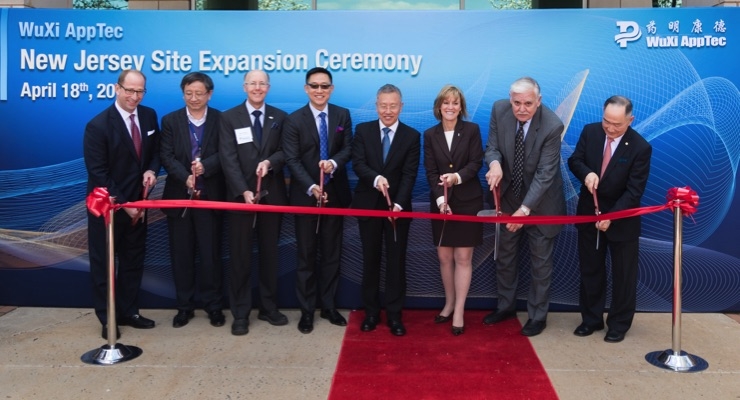 WuXi AppTec Opens Laboratory Testing Facility in NJ