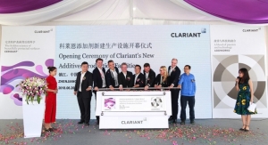 Clariant Inaugurates New Additives Production Facilities in China 
