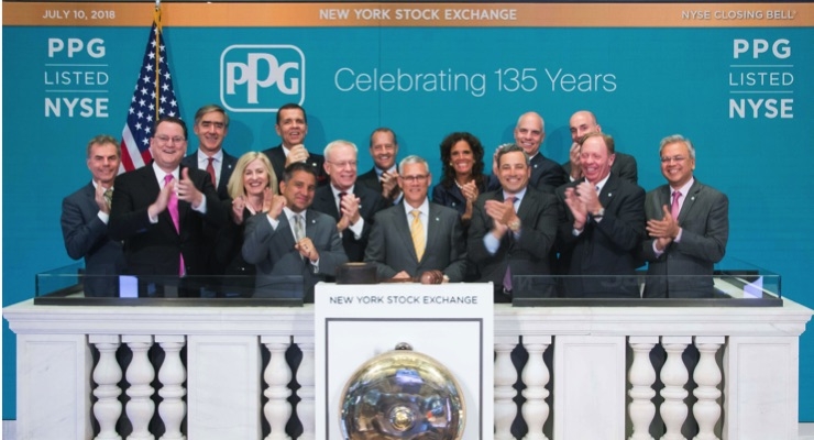 PPG Marks 135th Anniversary with NYSE Closing Bell Ceremony
