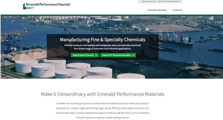 Emerald Redesigns Corporate Website 
