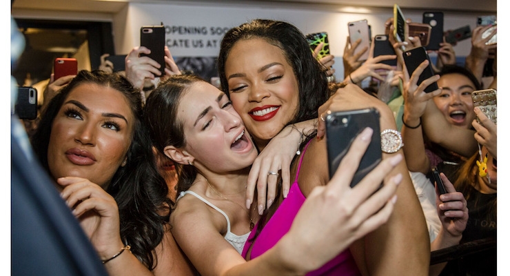 Rihanna Promotes Fenty Beauty in Singapore 