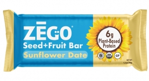 ZEGO Launches Organic Sunflower Date Protein Bar