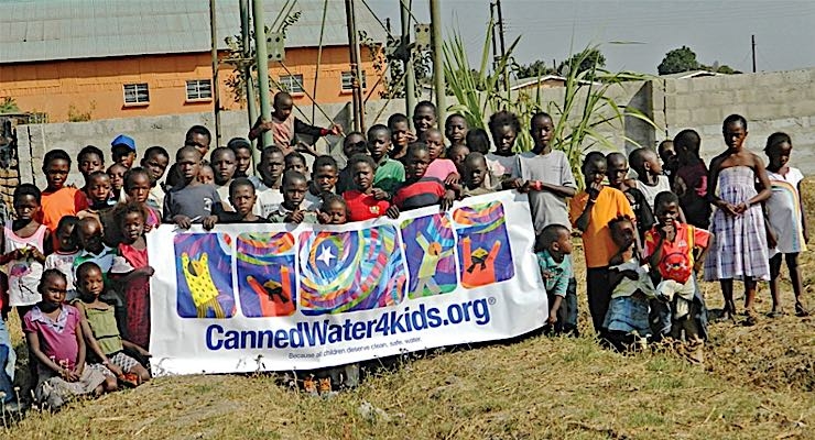 Henkel donates prize money to CannedWater4kids