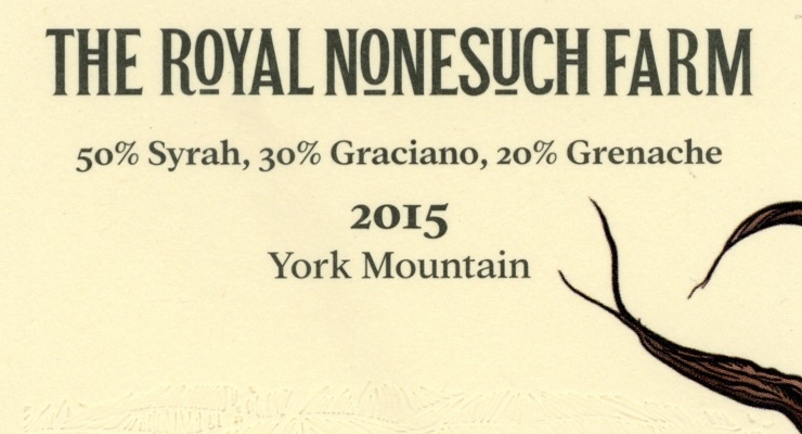 Award-winning wine labels