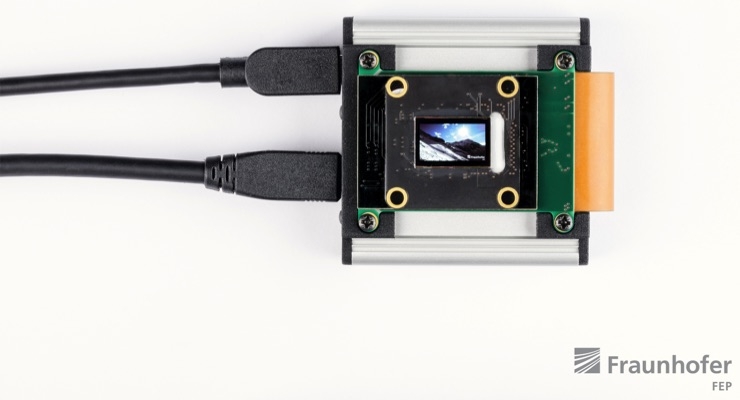 Fraunhofer Institute Displays High-performance OLED Microdisplay 
