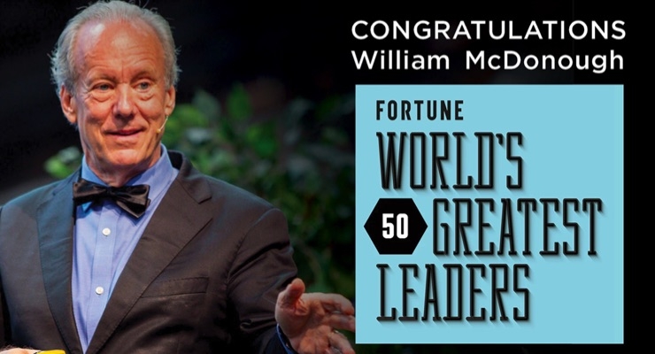 William McDonough Named One of the World