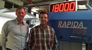 Marrs Printing & Packaging Adds Third Rapida 106 Seven-Color LED-UV Press