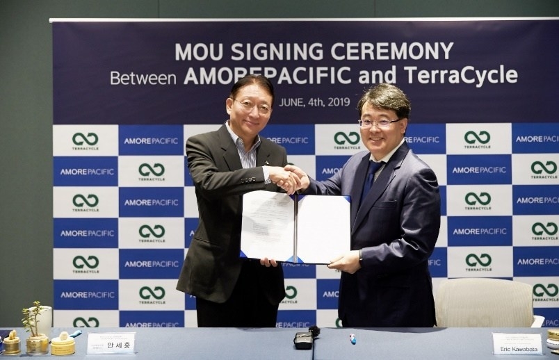 Amorepacific Signs MOU with TerraCycle to Recycle Empty Bottles
