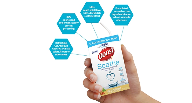 Nestle Health Science’s BOOST Soothe Offers Nutrition & Minimizes Taste Changes for Cancer Patients