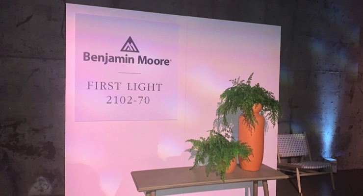 Benjamin Moore Unveils 2020 Color of the Year in NYC