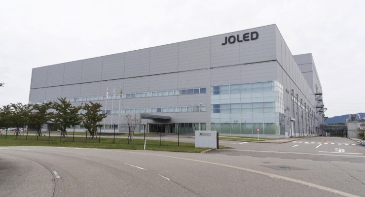 JOLED Starts Operation of World’s First Mass Production Line of Printed OLEDs