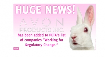 PETA Recognizes Avon's Work To Help End Animal Testing | Beauty Packaging