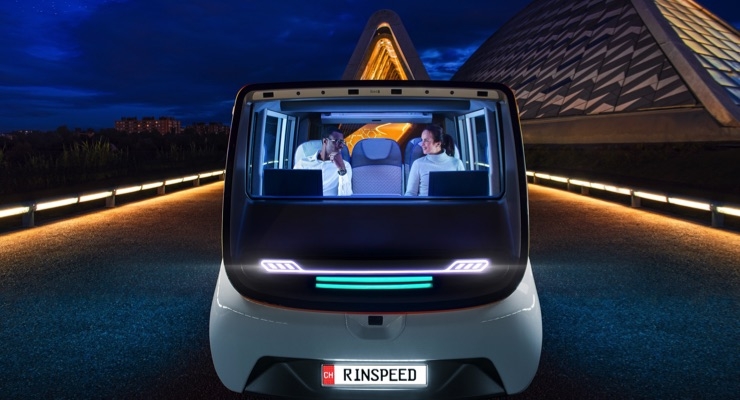 Osram, Rinspeed Reveal Future Mobility Technologies in MetroSnap Concept Vehicle at CES 2020