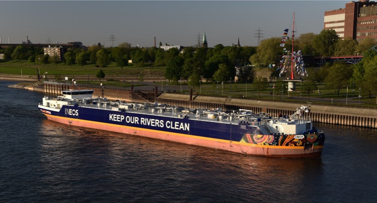 INEOS Builds Efficient Class of Barges to Supply Raw Materials on the Rhine