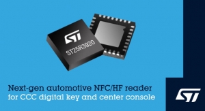 STMicroelectronics Reveals Next-Generation NFC Reader IC for Digital Car Keys