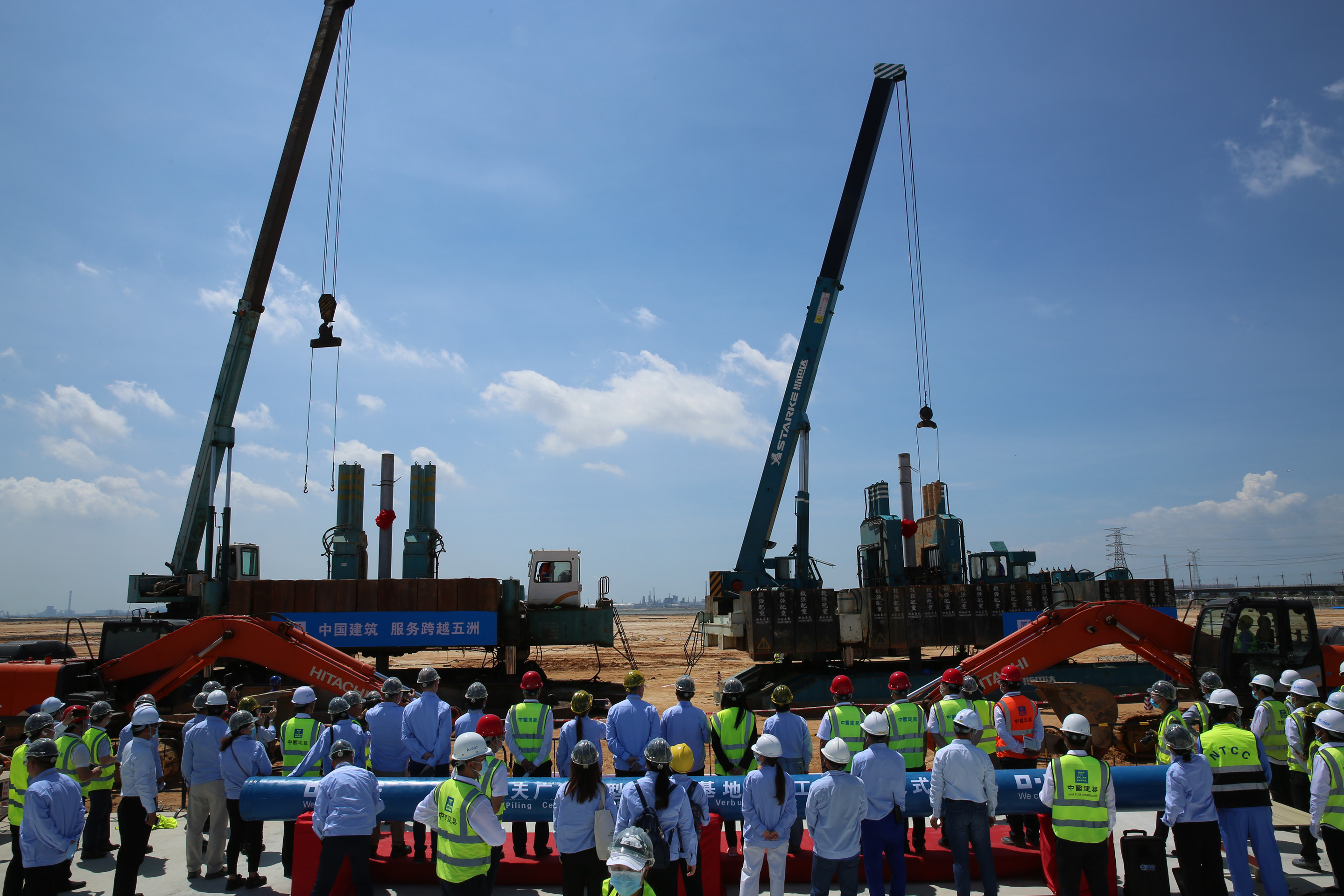 BASF Starts Piling of the First Plants of its Smart Verbund Project in Zhanjiang, Guangdong 