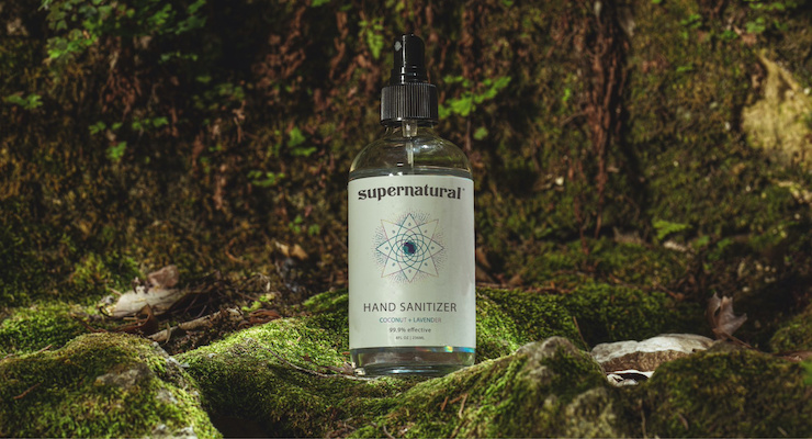 Supernatural Launches Hand Sanitizer in Glass Bottles