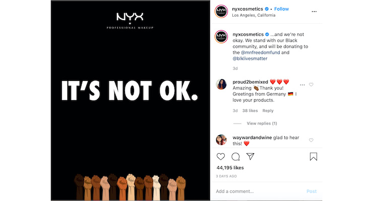 Beauty Brands Take a Stand & Join the Fight for Racial Equality in America