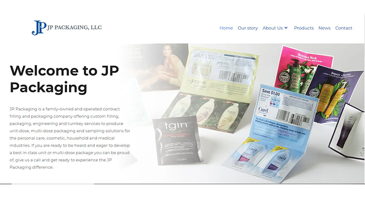 JP Packaging Launches New Website