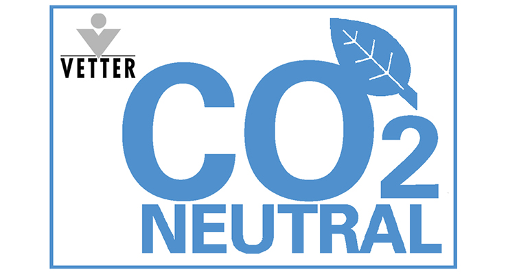 A strong signal in turbulent times: Vetter achieves carbon dioxide-neutral levels
