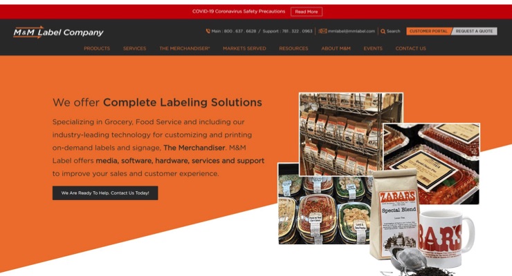 M&M Label Company announces revamped website