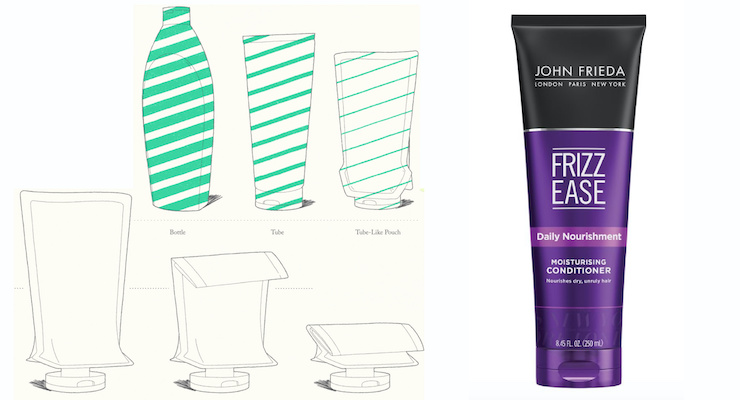Kao Debuts Innovative Tube-Like-Pouch for John Frieda Hair Care 