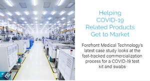 Case Study: Forefront Medical Technology Helps COVID-19 Related Products Get to Market